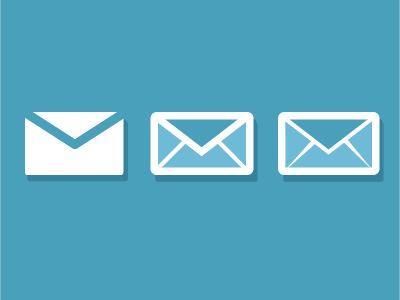 Flat Mail Icon Images 400x300 Flat Mail Icon Images