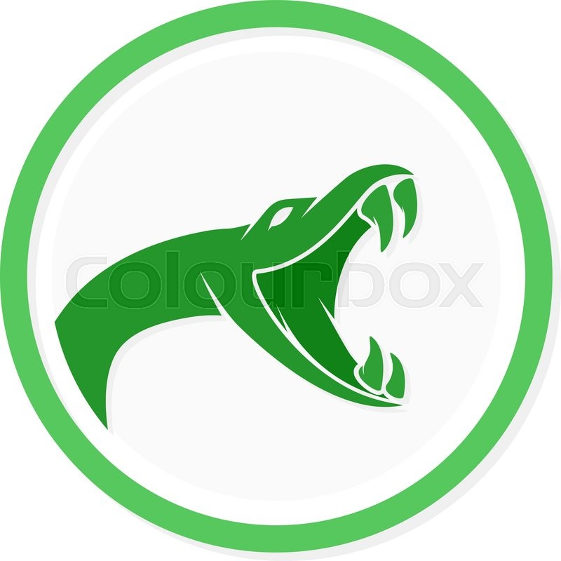 800x800 Vector Snake Logo Template Viper Stock Vector Colourbox