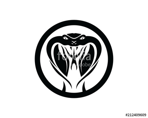 500x400 Viper Snake Logo Design Element Danger Snake Icon Viper Symbol