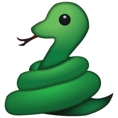 480x480 Download Snake Emoji Icon Emoji Island