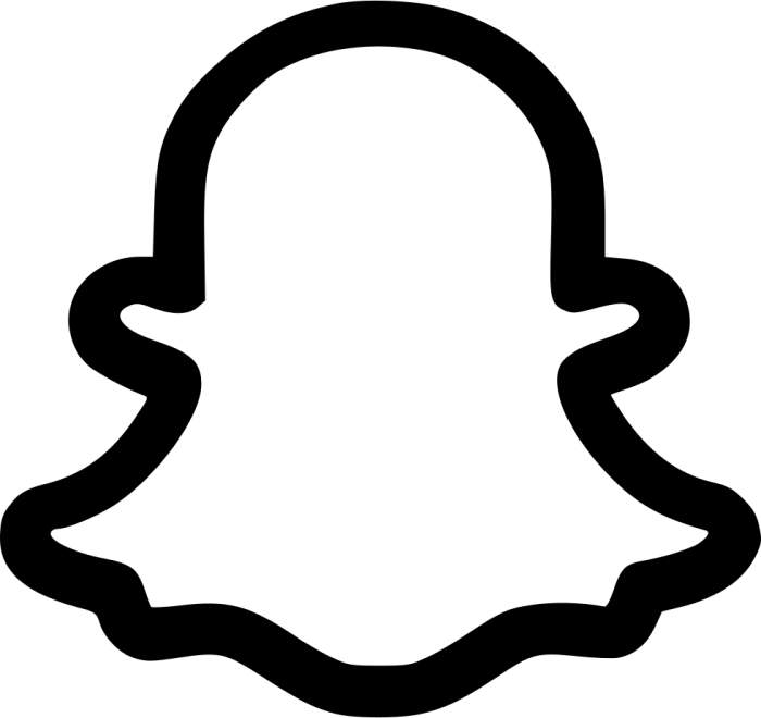 700x660 Snapchat Icon Png Vector, Clipart