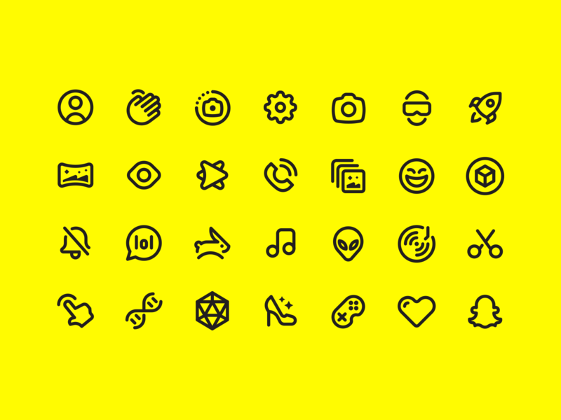 800x600 Snapchat Icons