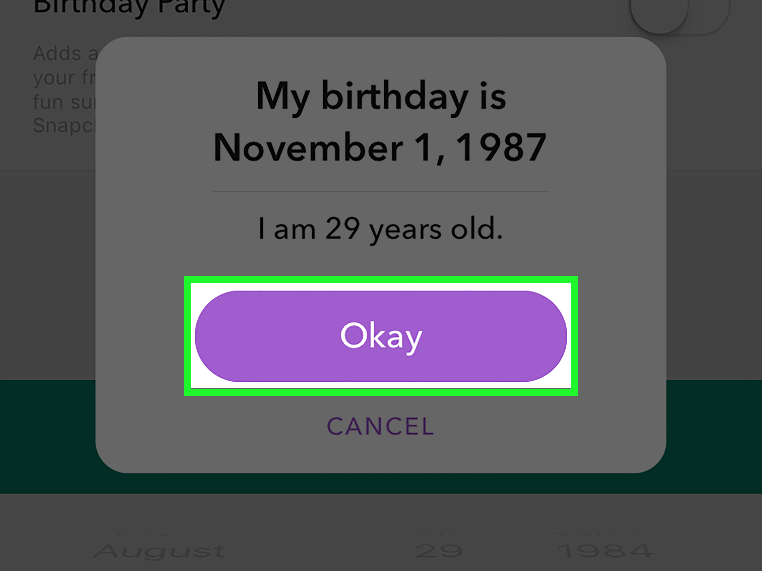 3200x2400 How To Add Your Birthday On Snapchat Steps