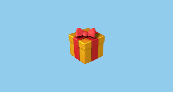 Wrapped Present Emoji 560x300 Wrapped Present Emoji