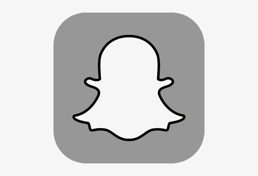 820x560 White Snapchat Logo Transparent Background