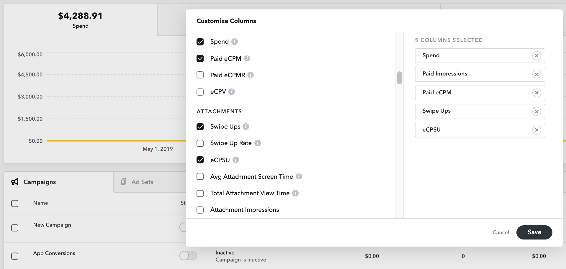 1918x912 Customize Columns In Ads Manager