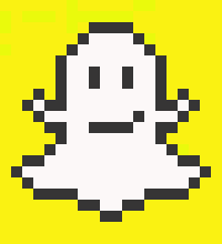 Snapchat Icon Pixel Art Maker 200x220 Snapchat Icon Pixel Art Maker