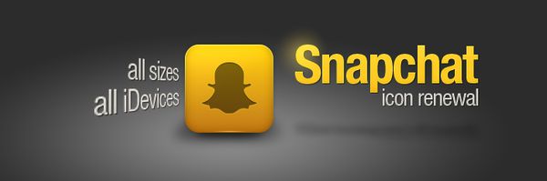 Snapchat Icon Redesign 600x199 Snapchat Icon Redesign