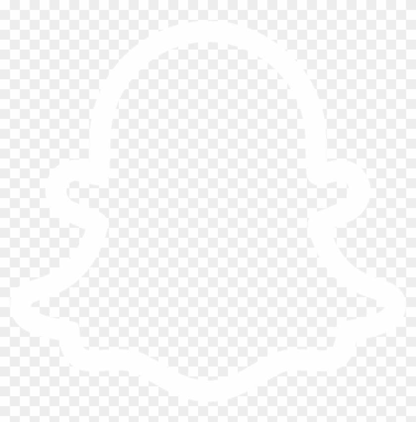 840x852 Black And White Snapchat Icon, Hd Png Download