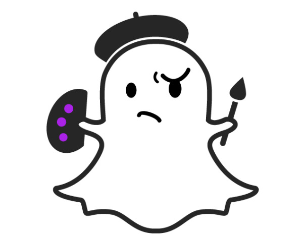 604x468 Snapchat Painter Ghost Icons Png