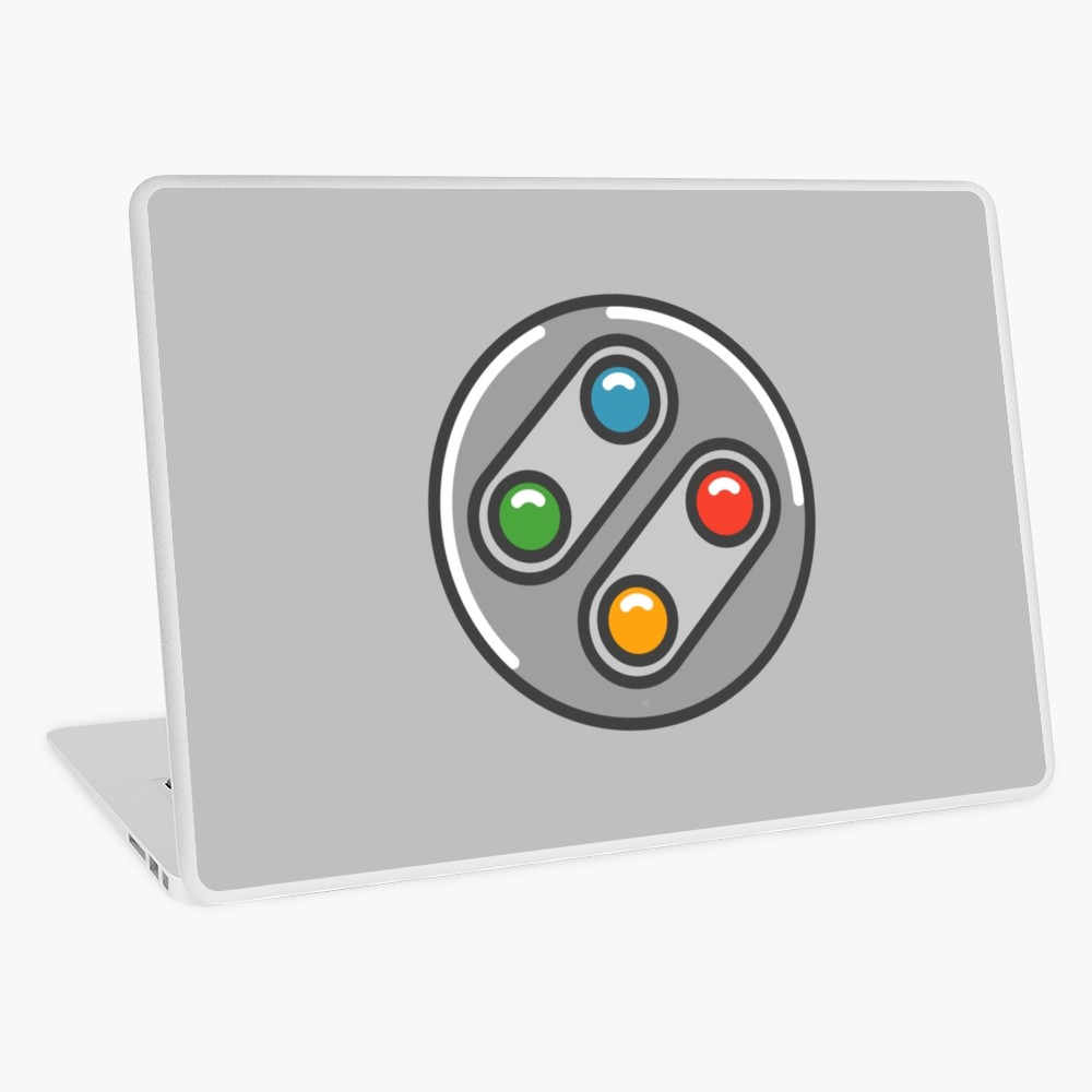 1000x1000 Snes Controller Icon Laptop Skin