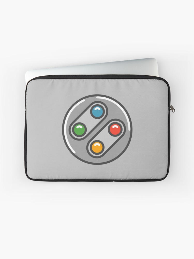 750x1000 Snes Controller Icon Laptop Sleeve
