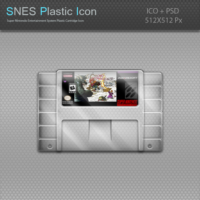 783x783 Snes Plastic Cartridge Icon