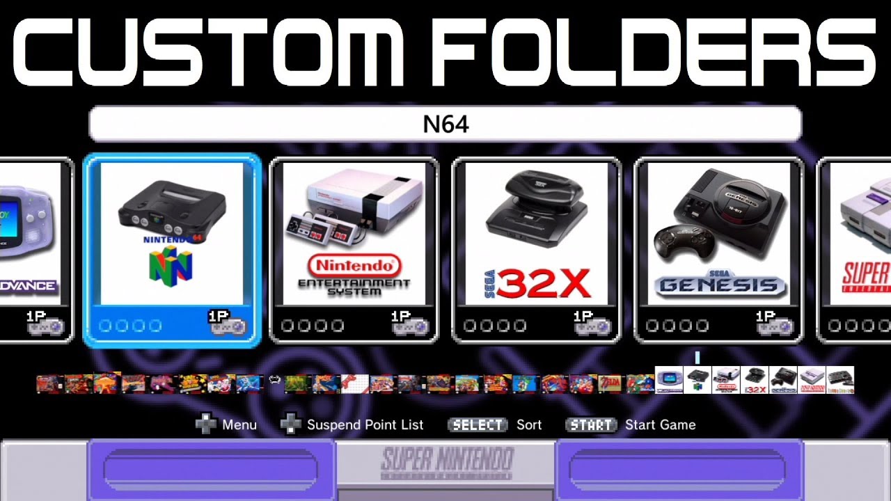 1280x720 Make Custom Folders For Super Nintendo Classic Edition