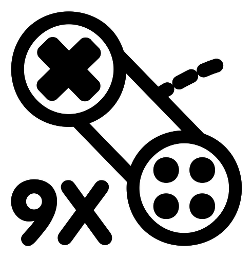 491x500 Black And White Kde Icon Vector Graphics