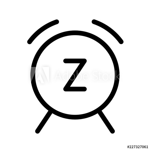 500x500 Clock Snooze Remove Bell Signal Alert Vector Icon