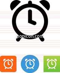 196x240 Alarm Clock With Snooze Button Icon