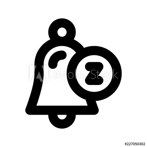 500x500 Bell Snooze Alarm Bell Signal Alert Vector Icon
