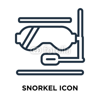 Snorkel Icon Isolated On White Background Modern And Editable 400x400 Snorkel Icon Isolated On White Background Modern And Editable