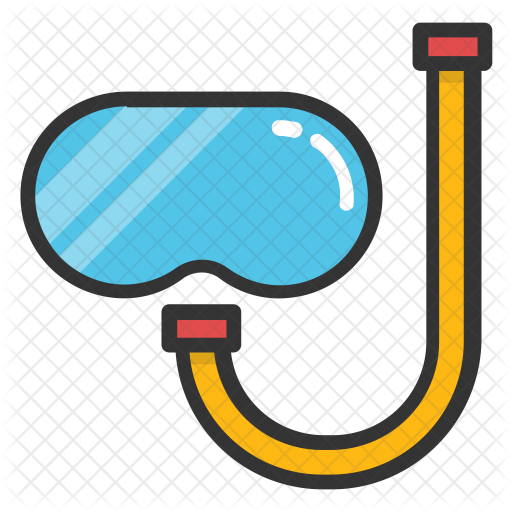 Scuba Diving Snorkel Icon Of Colored Outline Style 512x512 Scuba Diving Snorkel Icon Of Colored Outline Style