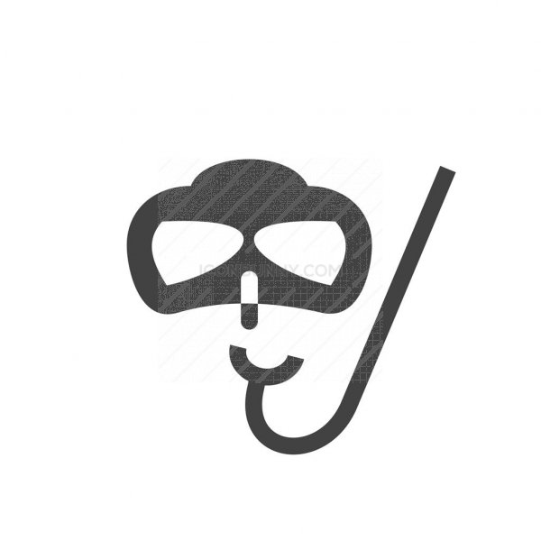 Snorkel Glyph Icon 600x600 Snorkel Glyph Icon