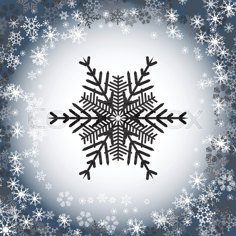 800x800 Simple Snow Icon Snowflake Vector Stock Vector Colourbox