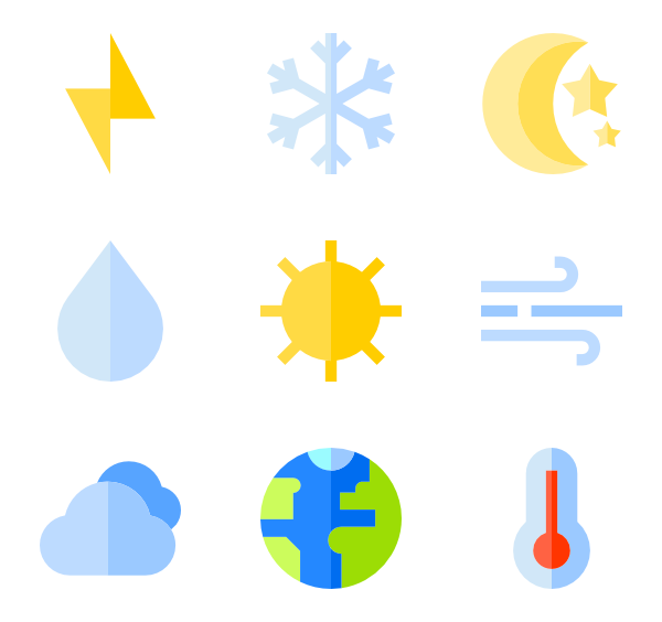 600x564 Snow Icons