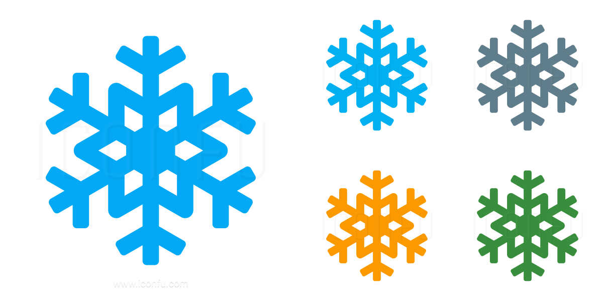 1200x600 Snowflake Icon