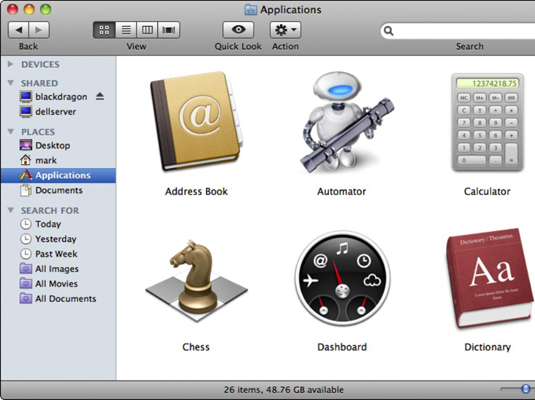 535x400 How To Use Finder Views With Mac Os X Snow Leopard