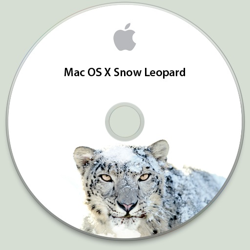 512x512 Snow Leopard Disc
