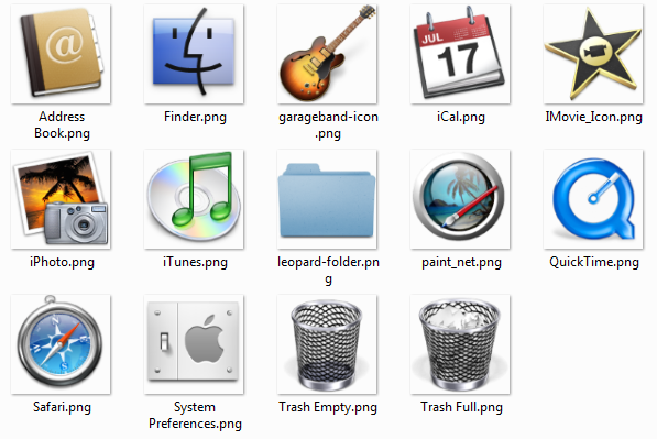 597x399 Snow Leopard Icons For Rocket Dock