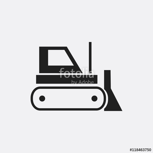 500x500 Snow Removal Machine Icon Illustration Stock Image And Royalty