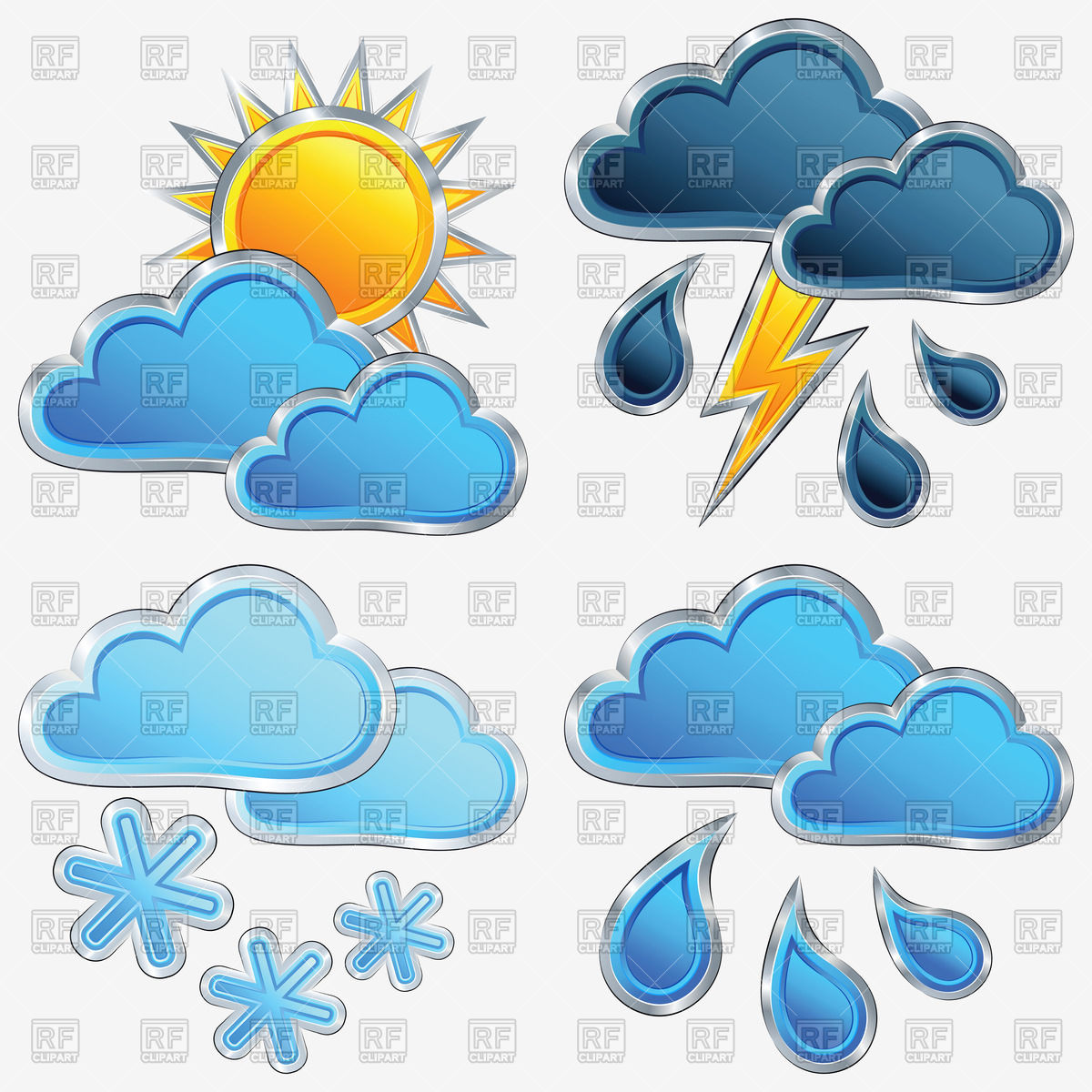 1200x1200 Weather Icons