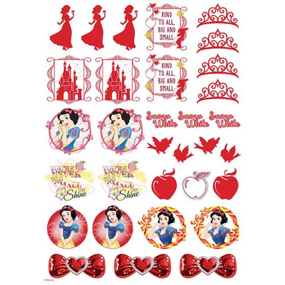 988x988 Snow White Icons Sheet