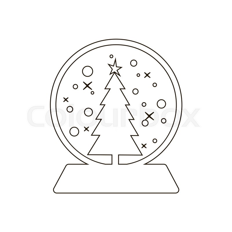 800x800 Snowball Icon On The White Background Stock Vector Colourbox