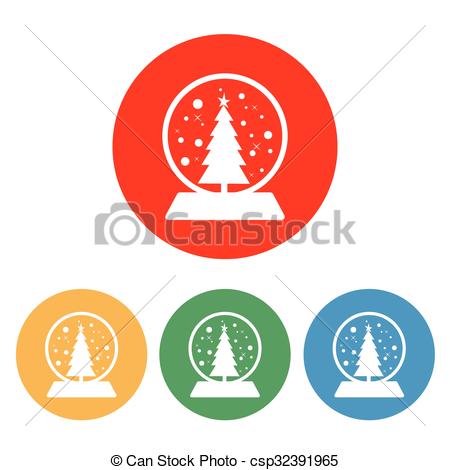 450x470 Snowball Icon On The White Background Vector Illustration