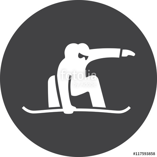 500x500 Snowboard Vector Snowboarding Icon Jump Lifestyle Sport Ski Snow
