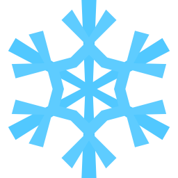 256x256 Snowflake Icon Download Flat Christmas Color Icons Iconspedia