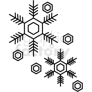 300x300 Black And White Snowflake Icon Clipart Royalty Free Gif, Png