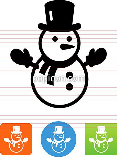 400x536 Snowman Icon