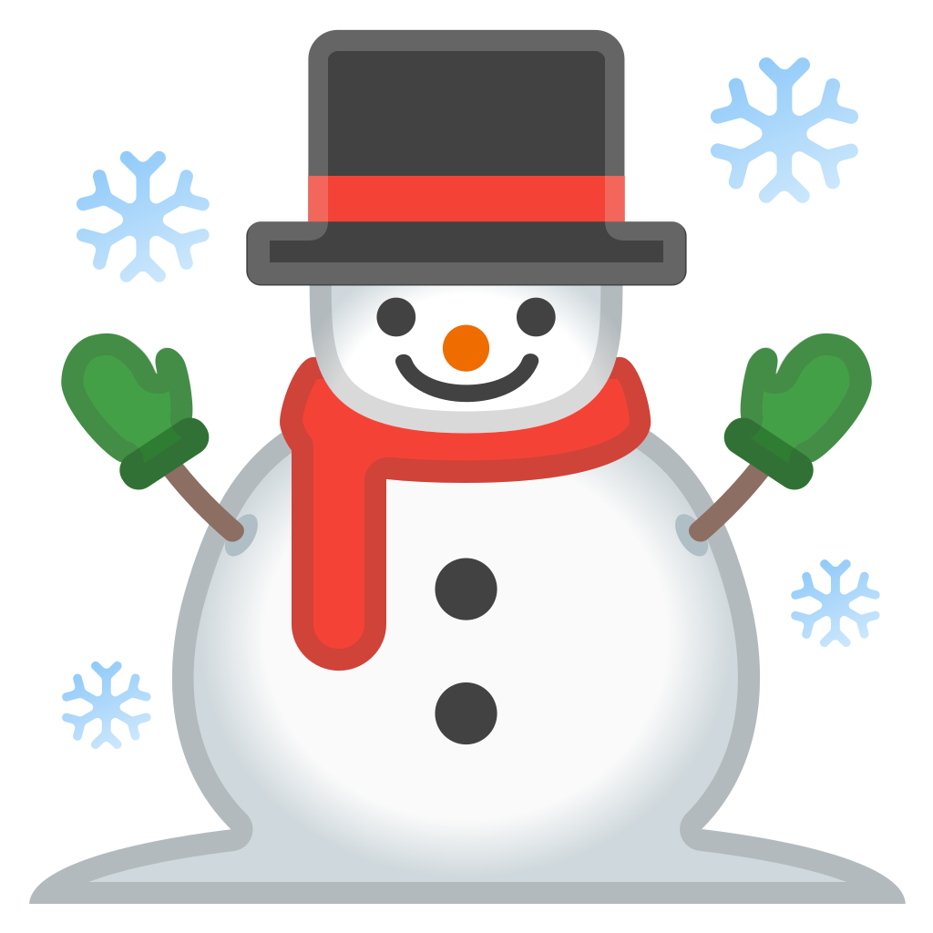 1024x1024 Snowman Icon Noto Emoji Travel Places Iconset Google