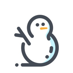256x256 Snowman Icons
