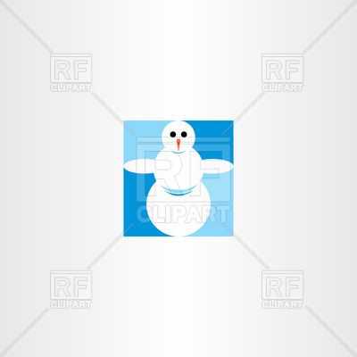 400x400 Snowman Icon Vector Image Of Icons And Emblems Blaskorizov