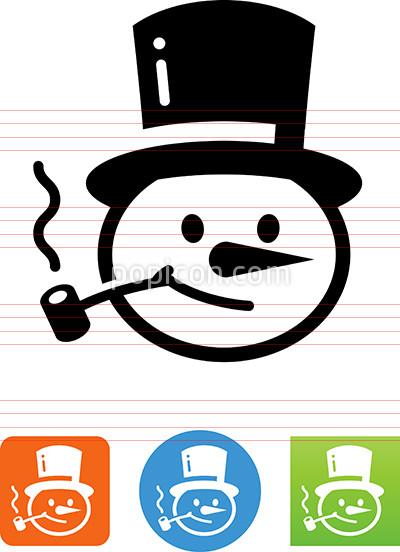 400x552 Cute Snowman Icon