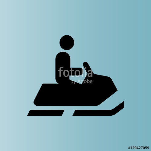 Snowmobile Icon Flat Design Stock Image And Royalty Free Vector 500x500 Snowmobile Icon Flat Design Stock Image And Royalty Free Vector
