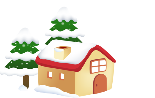 512x324 Snowy House Icon Iconshow