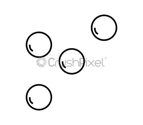 500x438 Soap Bubbles Icon, Stock Vector Crushpixel