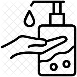 256x256 Liquid Soap Icon Of Line Style