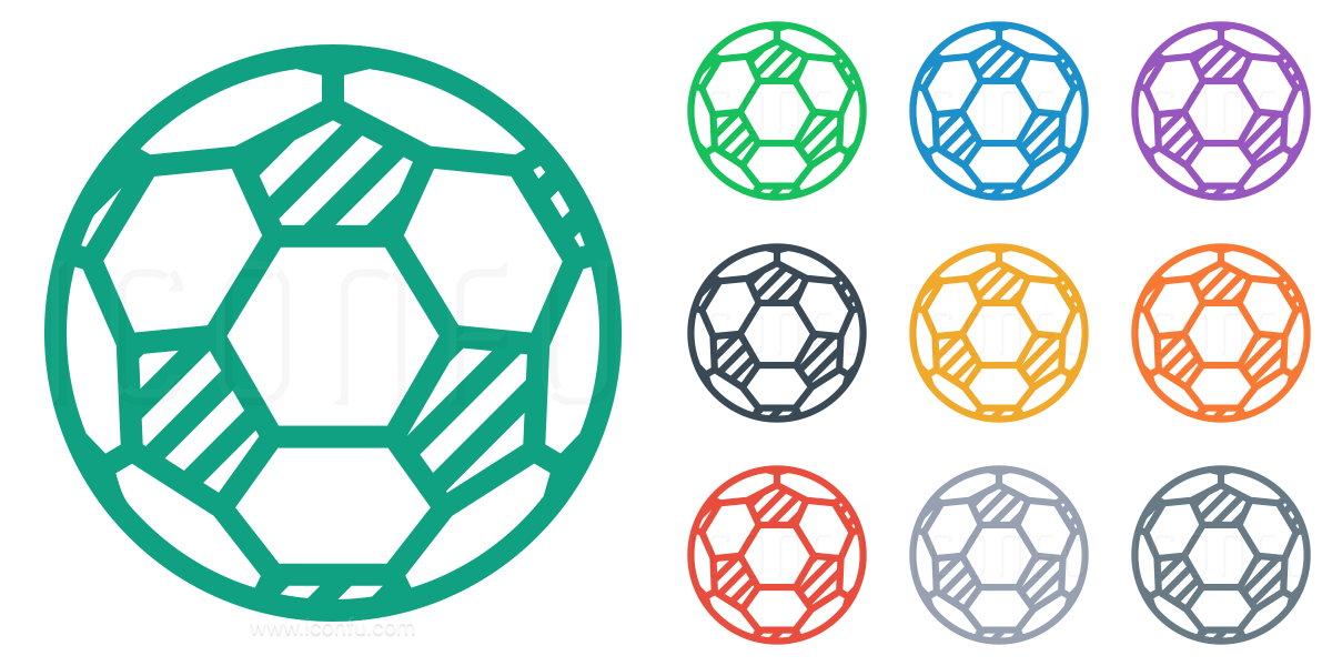 1200x600 Soccer Ball Icon