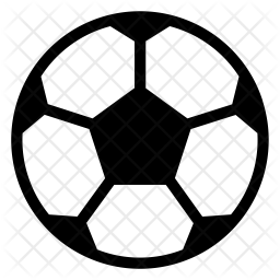 256x256 Soccer Ball Icon Of Glyph Style